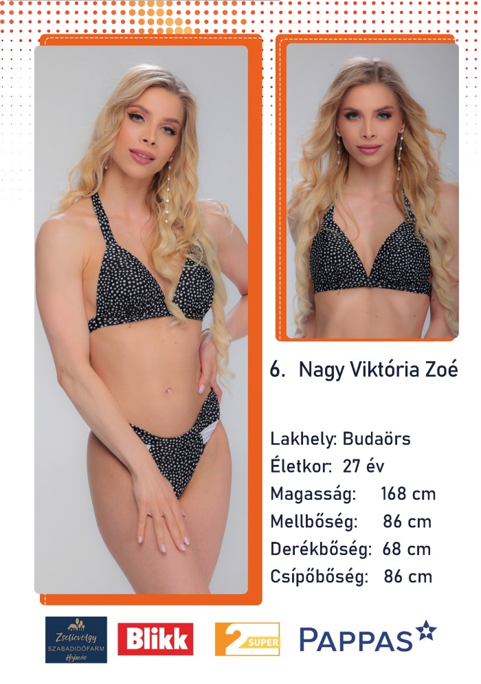 Magyarok Világszépe 2023 6. Nagy Viktória Zoé